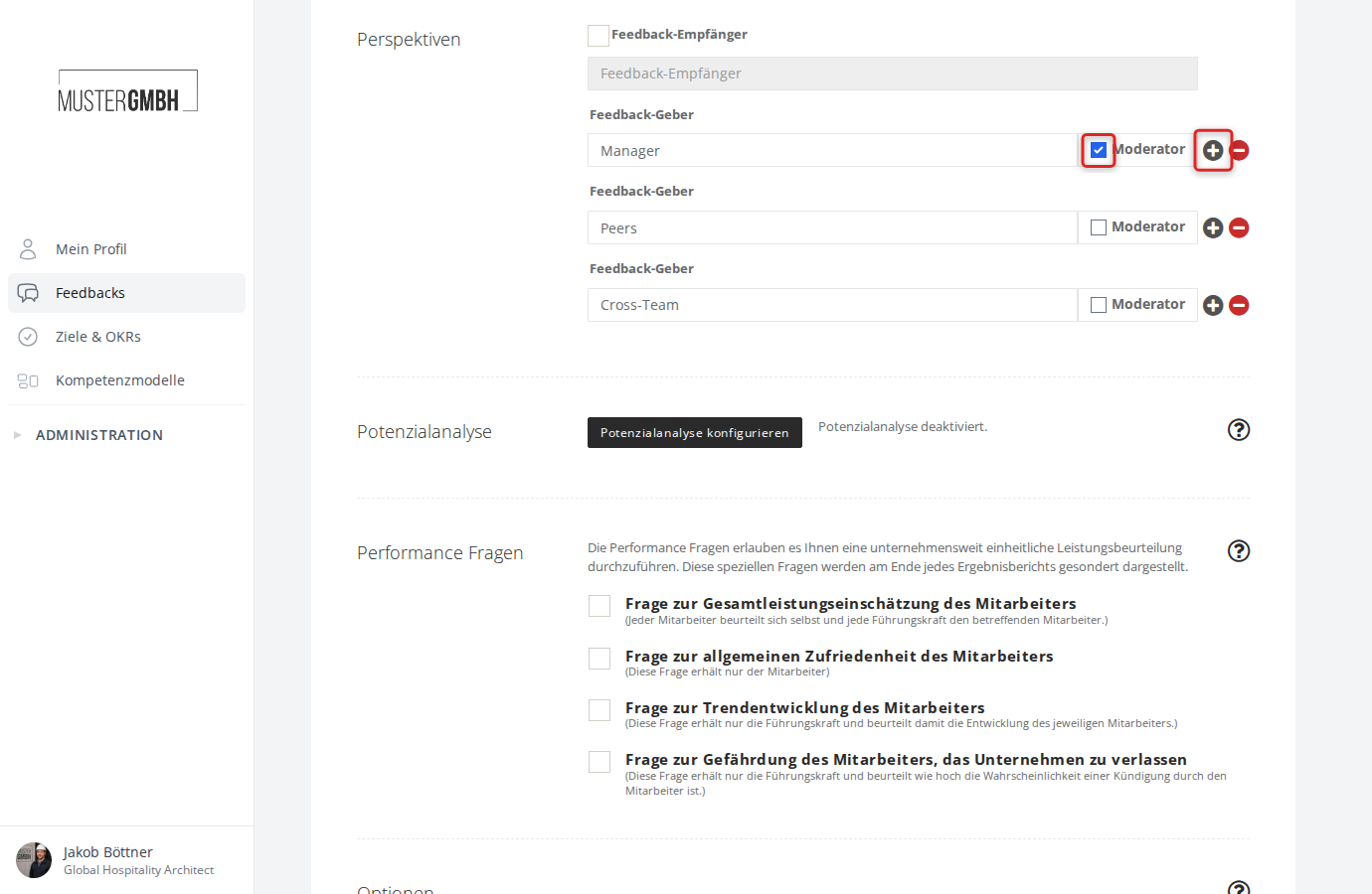 Perspektiven eines 360-Grad-Feedbacks