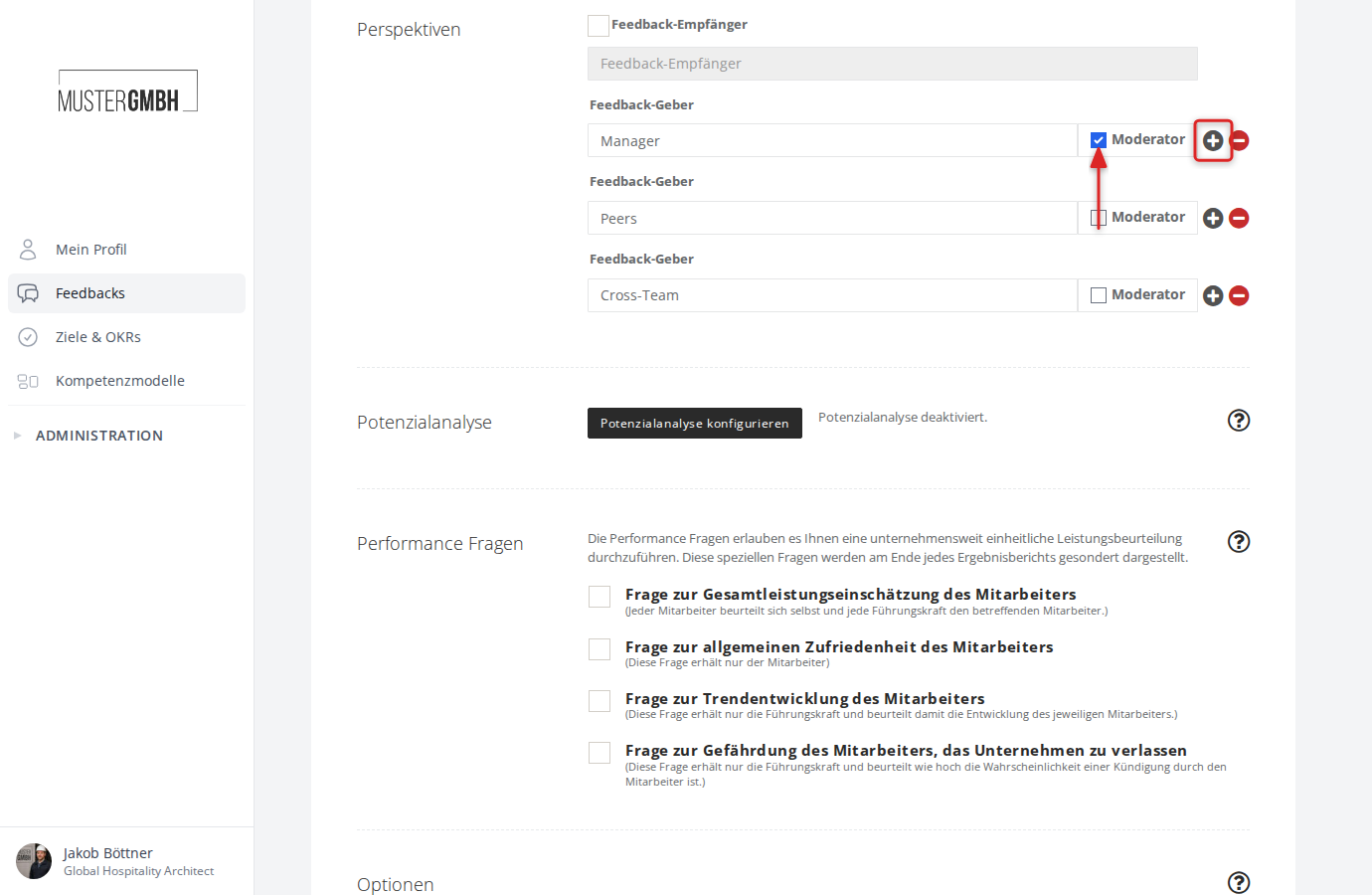 Perspektiven eines 360-Grad-Feedbacks