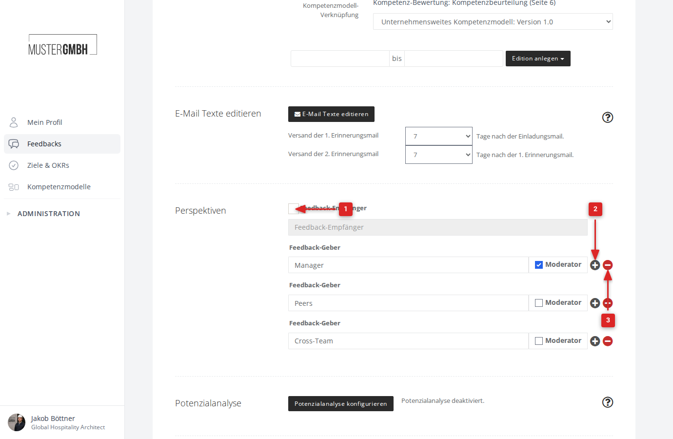 Perspektiven im 360° Feedback mit mehreren Feedback-Geber-Perspektiven
