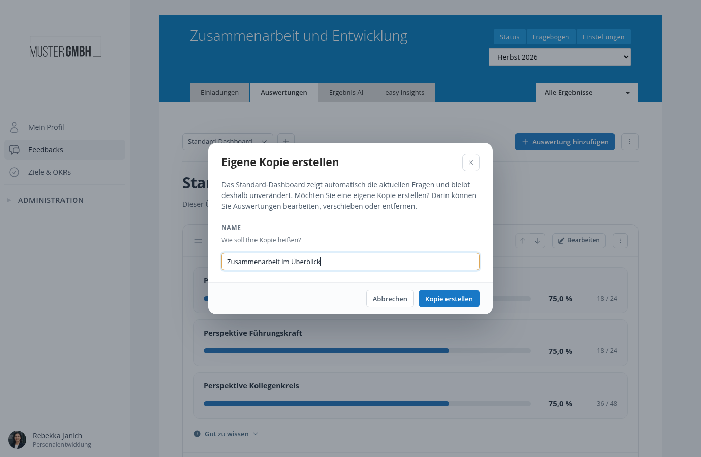 Eine eigene Kopie erstellen