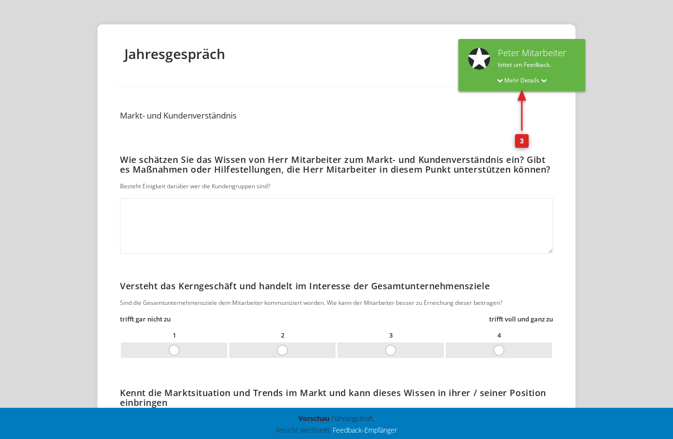 Fragebogen in der Fremdbeurteilungsperspektive