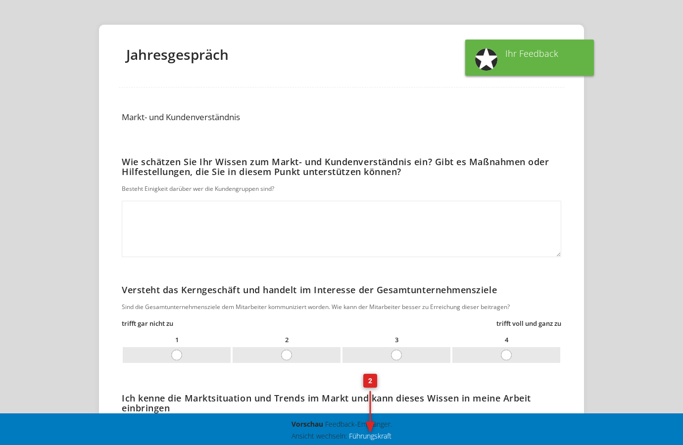 Perspektive im Vorschau-Banner wechseln