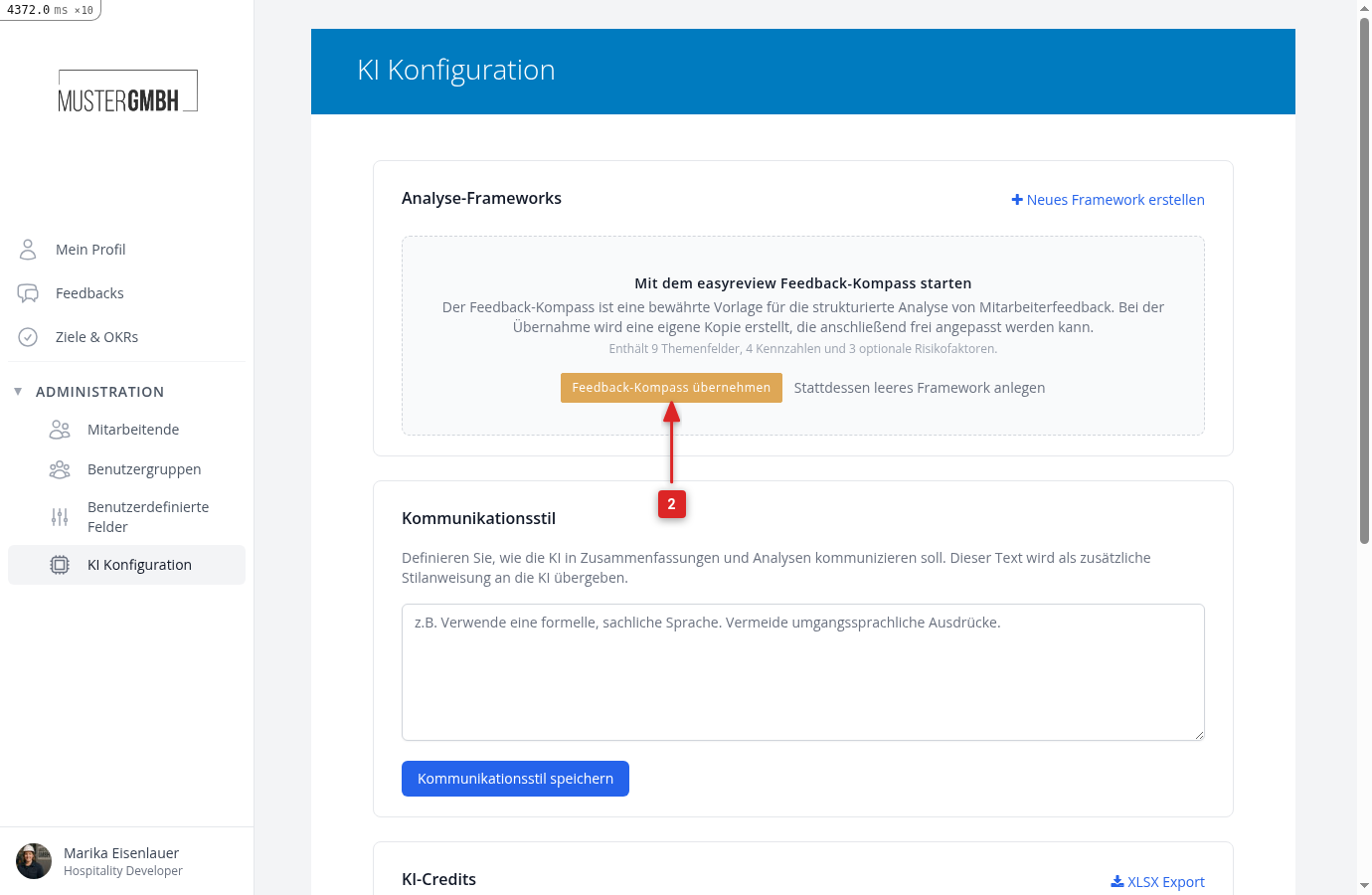 Das erste Framework übernehmen oder leer starten