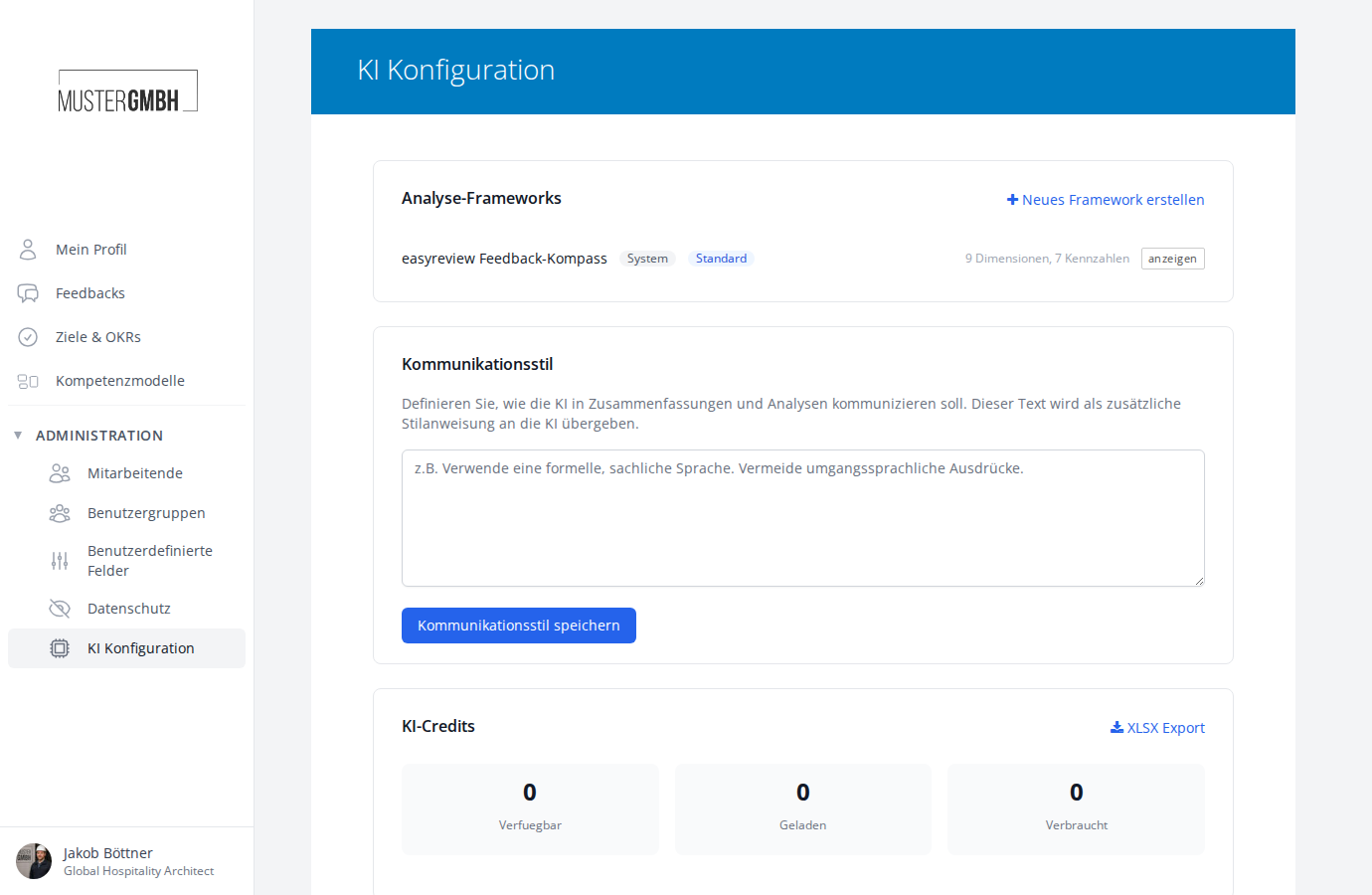 Die Analyse an Ihre Organisation anpassen